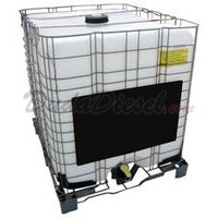 275 Gallon Tote tank with metal cage and pallet