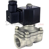 2-way stainless steel viton seal solenoid valve 3/4"
