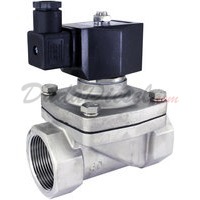 2-way stainless steel viton seal solenoid valve 1.5"