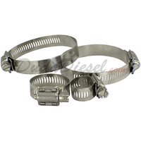 All 304 Stainless Steel Hose Clamps
