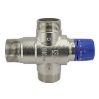 1-1/2" Chrome Plated Inline Thermostatic Mixing Valve