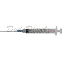 3 ml syringe with 15G x 1-1/2" blunt tip fill needle