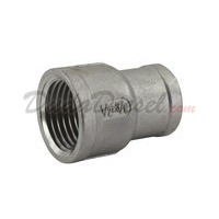 SS304 Reducing Coupling 1/2" Female x 3/8" Female  