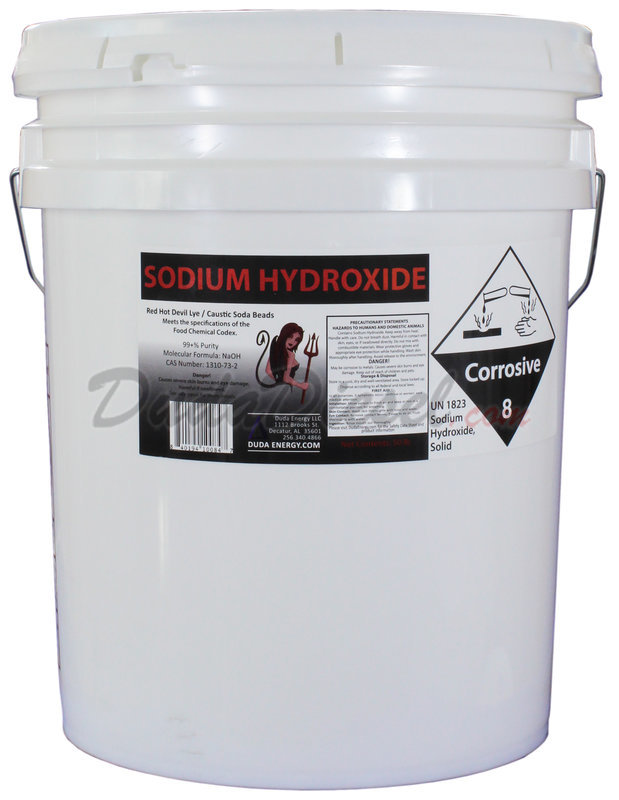 Sodium Hydroxide Beads (Caustic Soda) 50 lbs. - The Vintner Vault