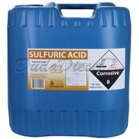 65# jerrycan of sulfuric acid