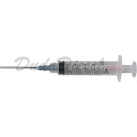 5 ml syringe with 15G x 1-1/2" blunt tip fill needle