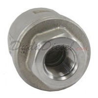 1/4" Vertical Check Valve SUS304 Front View