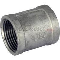 1" coupling stainless steel
