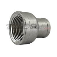SS304 Reducing Coupling 1" Female x 1/2" Female  