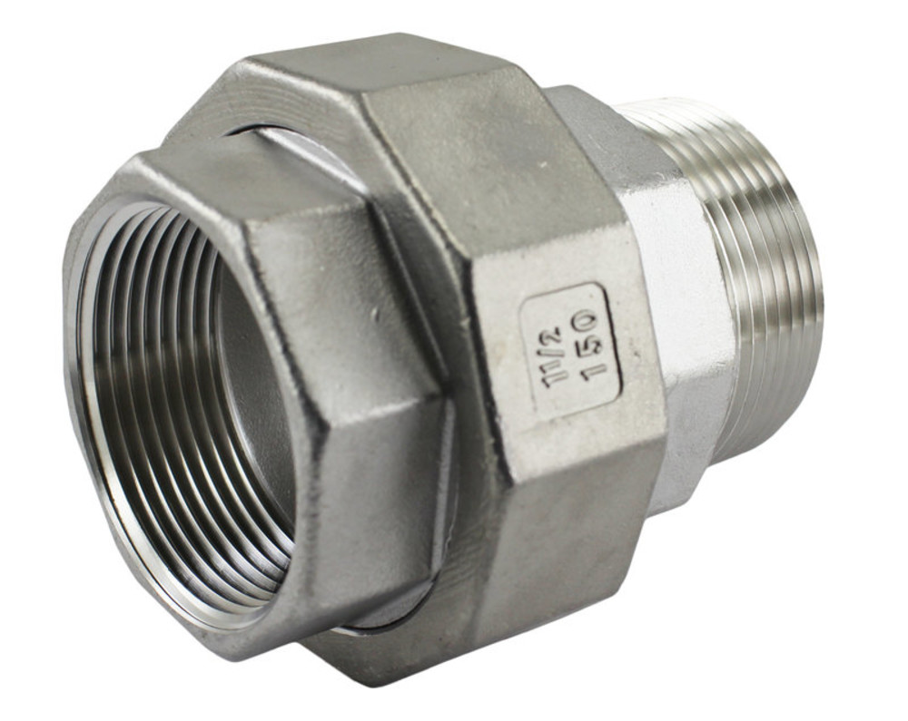 Union, Stainless Steel Pipe Fittings NPT SCH 40 SS SUS304 Female/Male ...